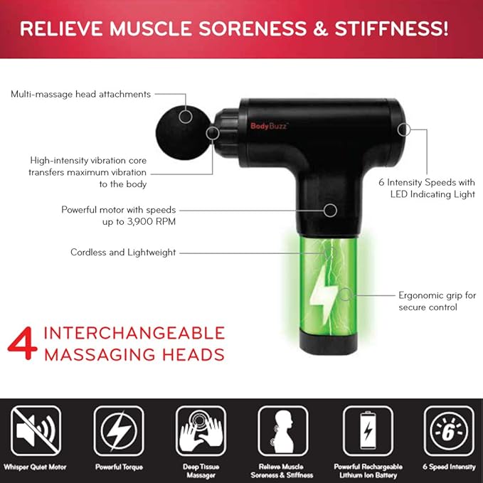 BodyBuzz™ Percussive Massager