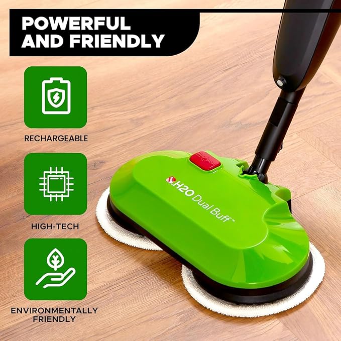 H2O Dual Buff Cordless Hard Floor Cleaner