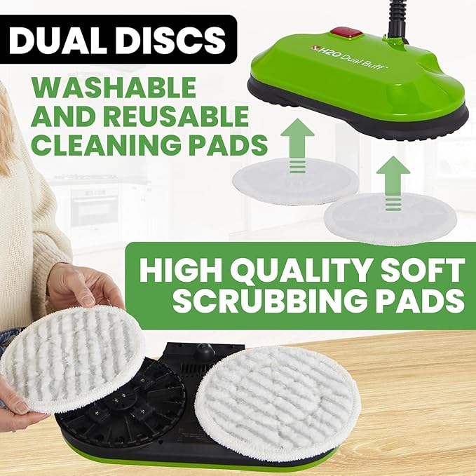 H2O Dual Buff Cordless Hard Floor Cleaner