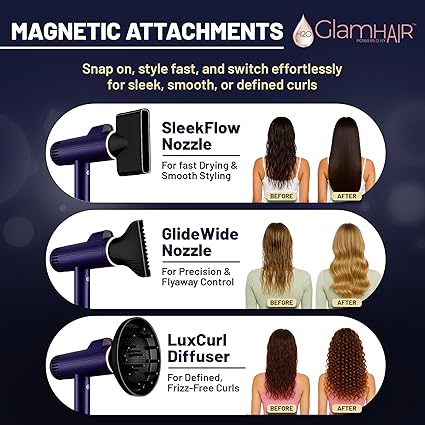 H2O Glam Intelligent AI Hair Dryer