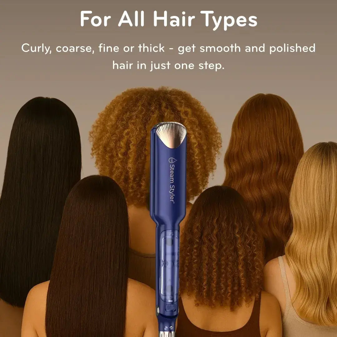 H2O Steam Straightener & Curler (2-in-1)