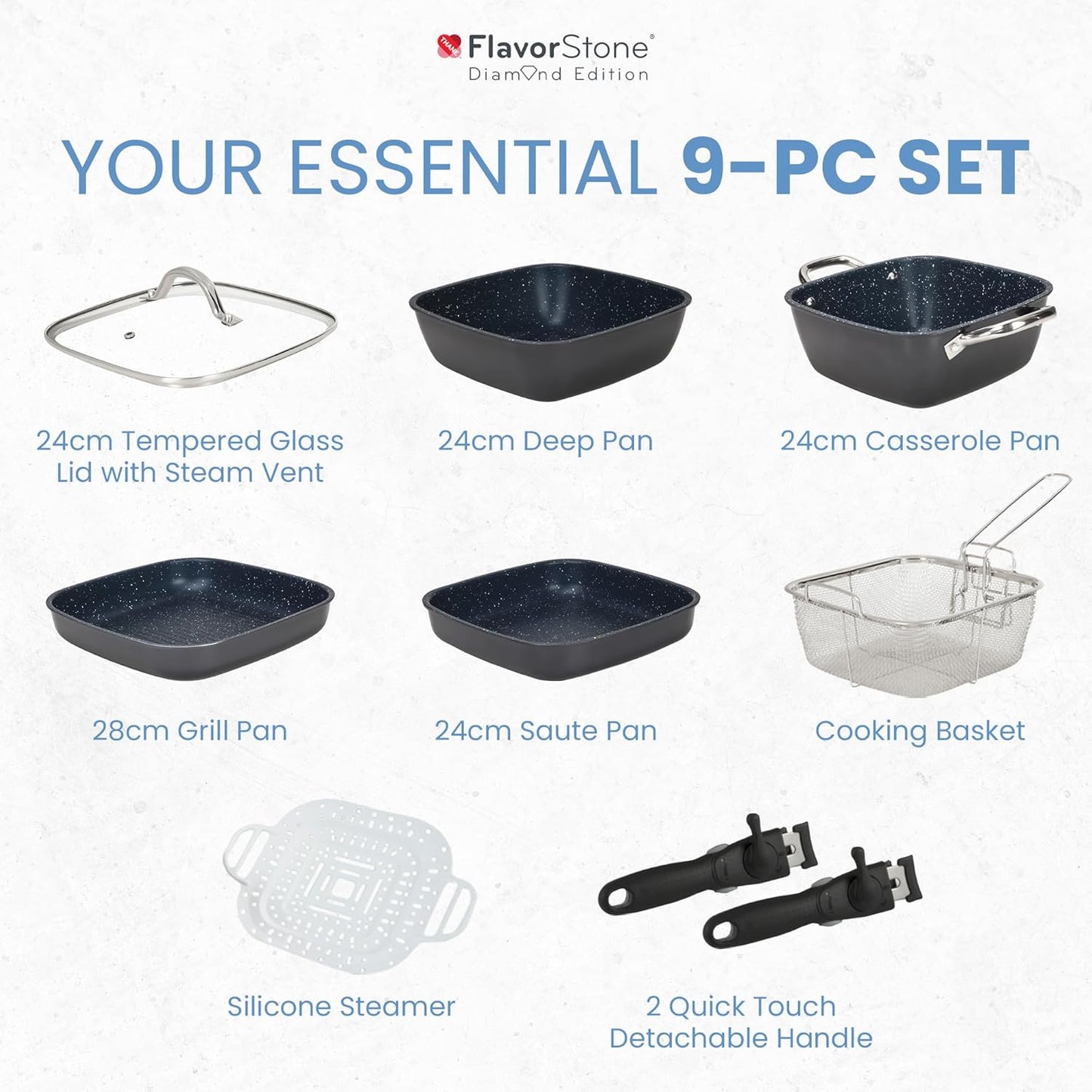 FlavorStone® Diamond Chef's Essentials Collection