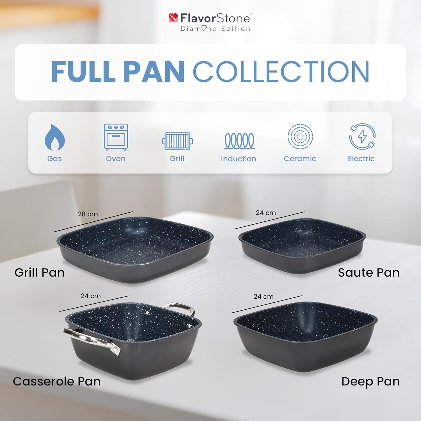 FlavorStone® Diamond Chef's Essentials Collection