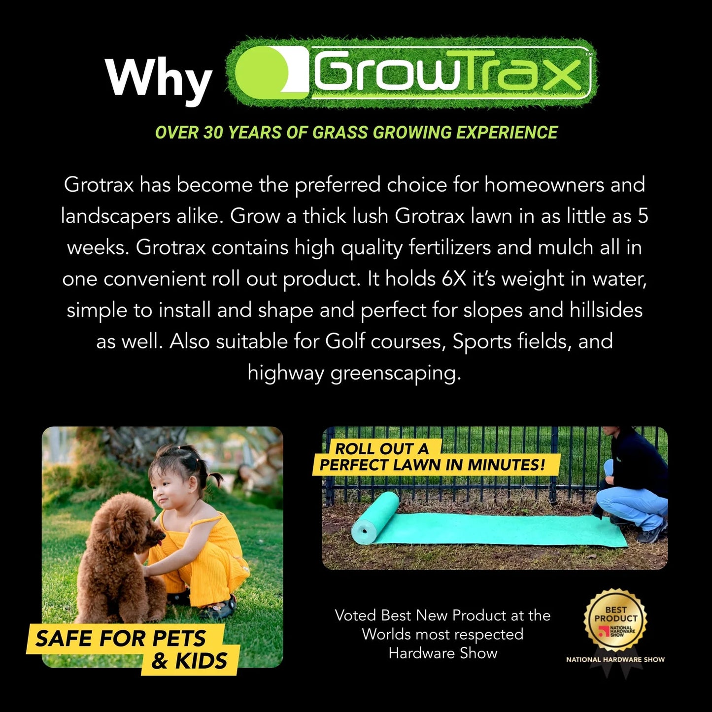 H2O GrowTrax™ Turf Builder