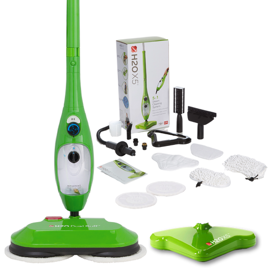 H2O X5® Dual Buff 8-in-1 Steam Cleaner