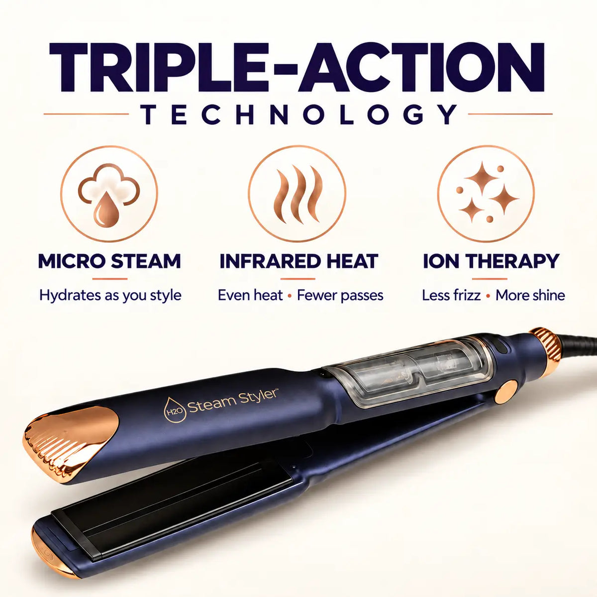 H2O Steam Styler™ 2-in-1